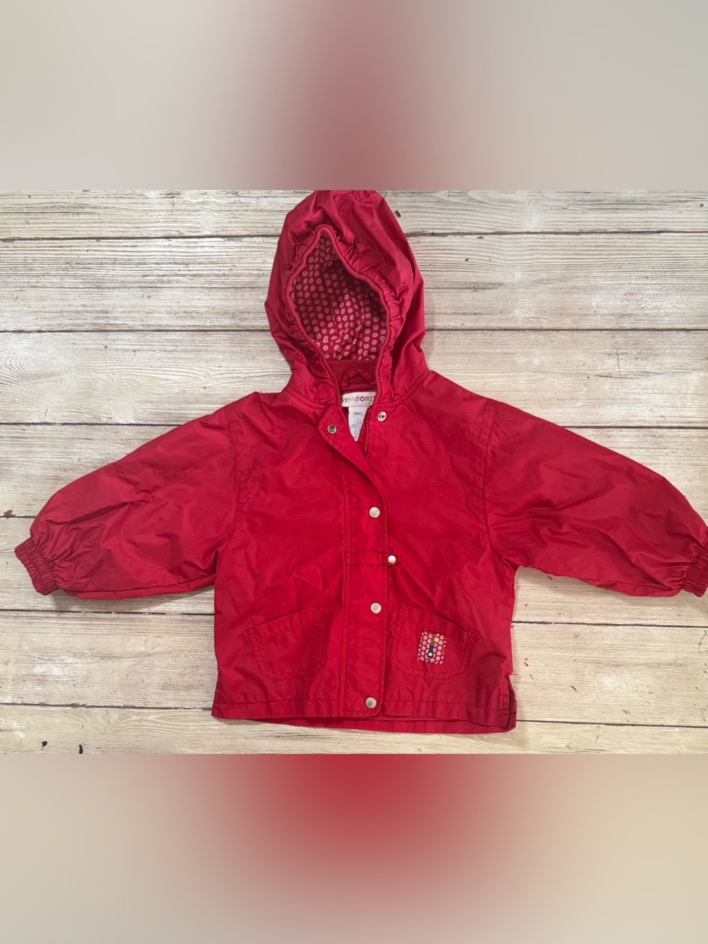 Vintage Gymboree rainbow tag 1998 Country Meadows Apple Jacket Small 2-3y girls